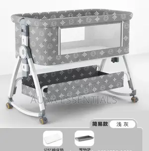 Premium 6 in 1 Printed Baby Cot