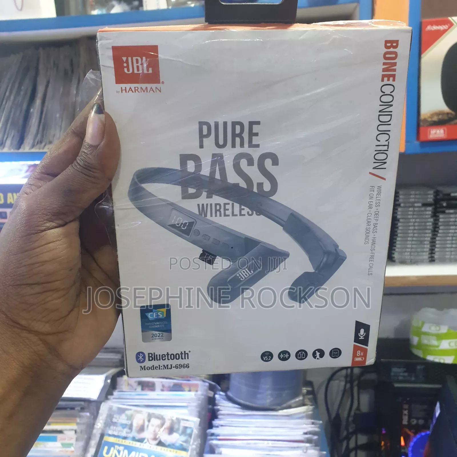 JBL Pure Bass Wireless Headphones