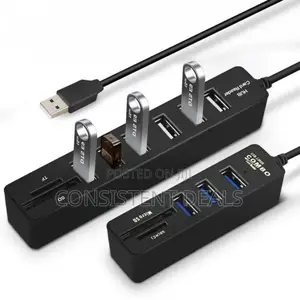 6 Port USB 3.0 Card Reader Hub