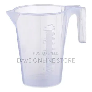 Plastic Measuring Jug 1L - Clear