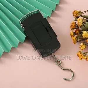 Digital Heavy Duty Portable Weighing Scale Black