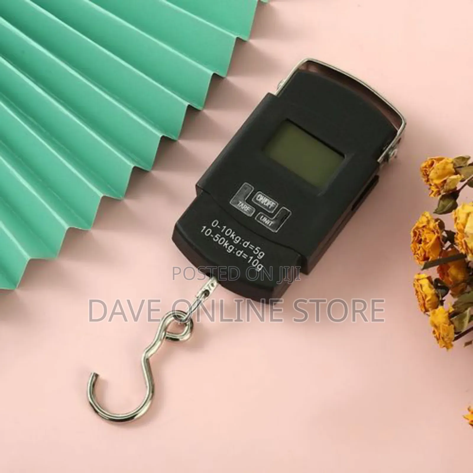 Digital Heavy Duty Portable Weighing Scale Black