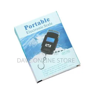 Digital Heavy Duty Portable Weighing Scale Black
