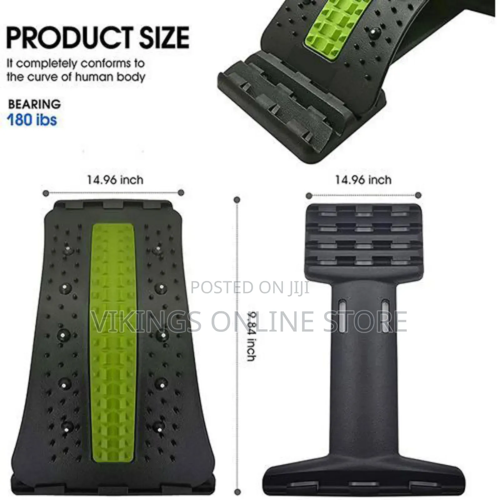 Back Massager Stretcher Lumbar Support Back Pain Relief