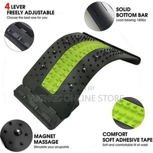 Back Massager Stretcher Lumbar Support Back Pain Relief
