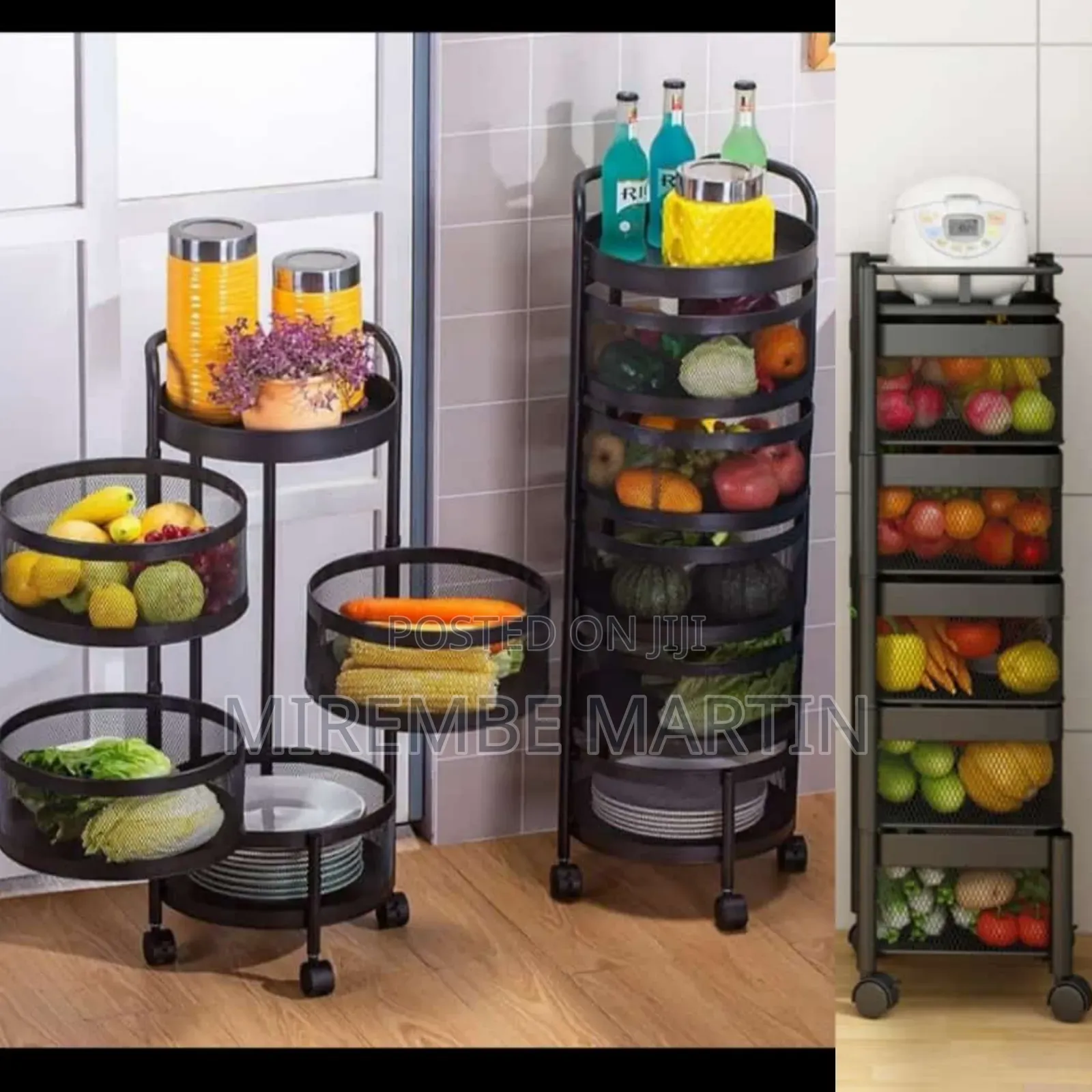 Kitchen Rotating Vegetable Rack