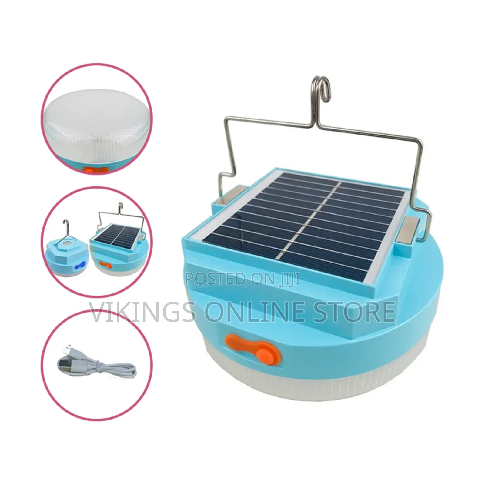 Portable Out-Door Camping Light: Solar Rechargeable Battery