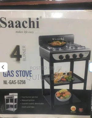 Brand New Original Saachi 4 Burner Gas Stove