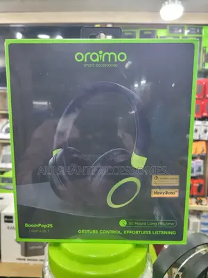 Super Bass Oraimo Headphone Boom Pop 2s Heavy Bass