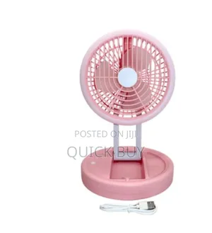 Generic Rechargeable Portable Mini Fan With Ring Light