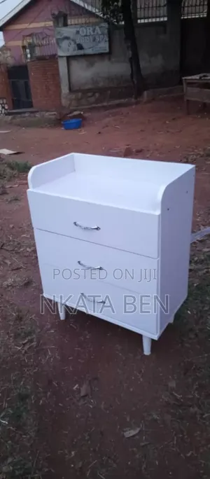 Bed Side Drawer White