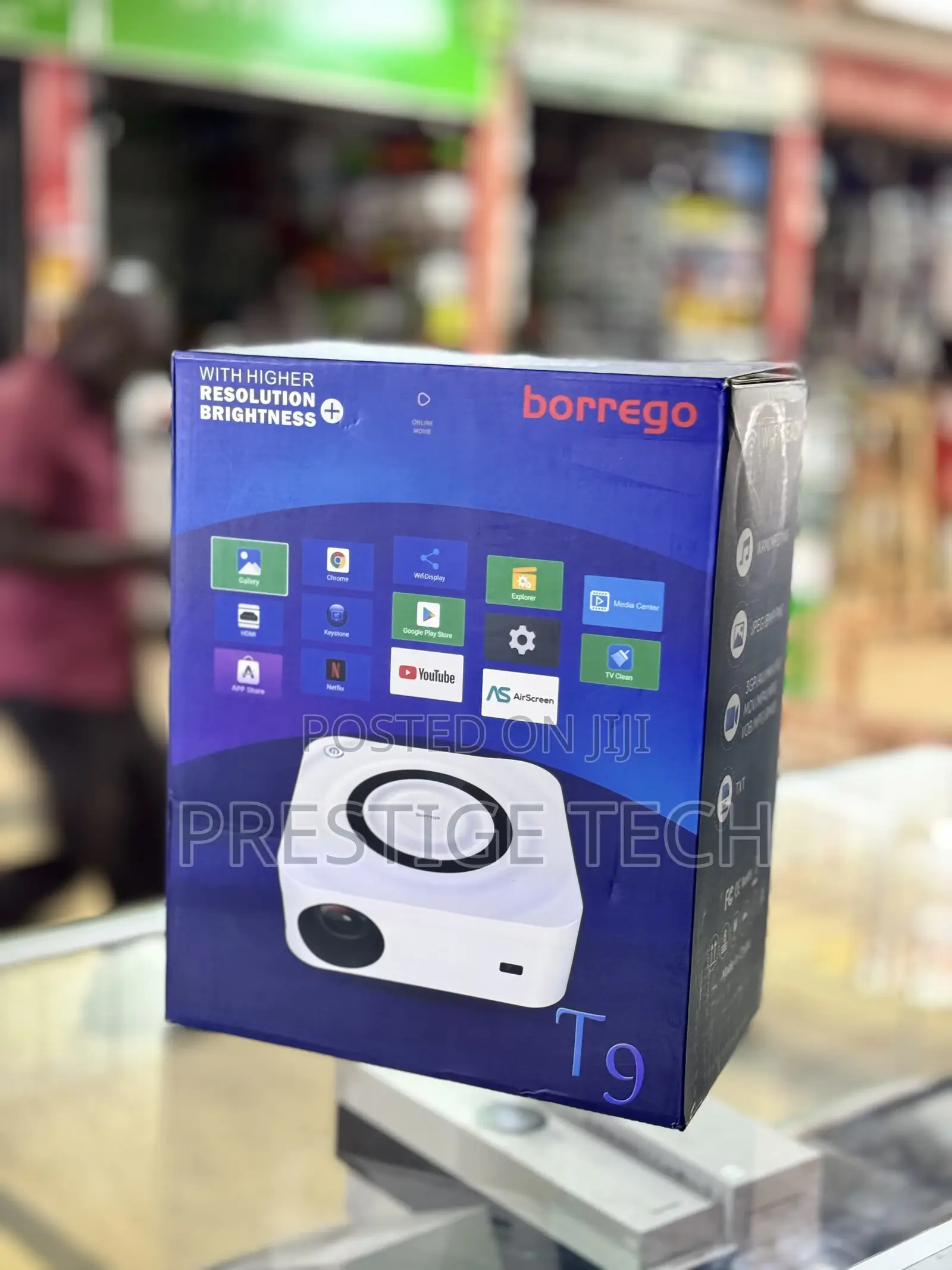 Borrego T9 Smart Android Projector