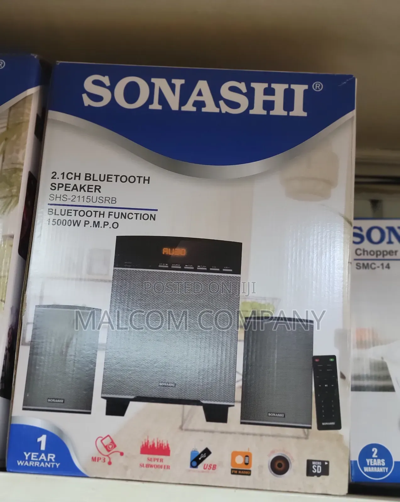 Sonash Sub Woofer/ Sound System/ Bluetooth Speaker Wz Remote