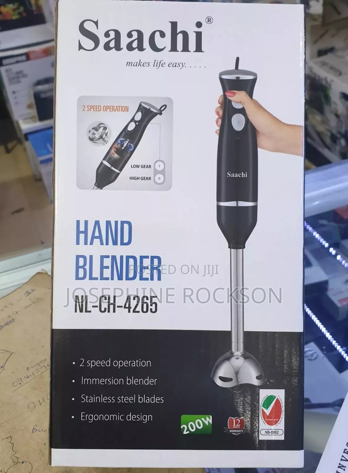 Original Saachi Hand Blender