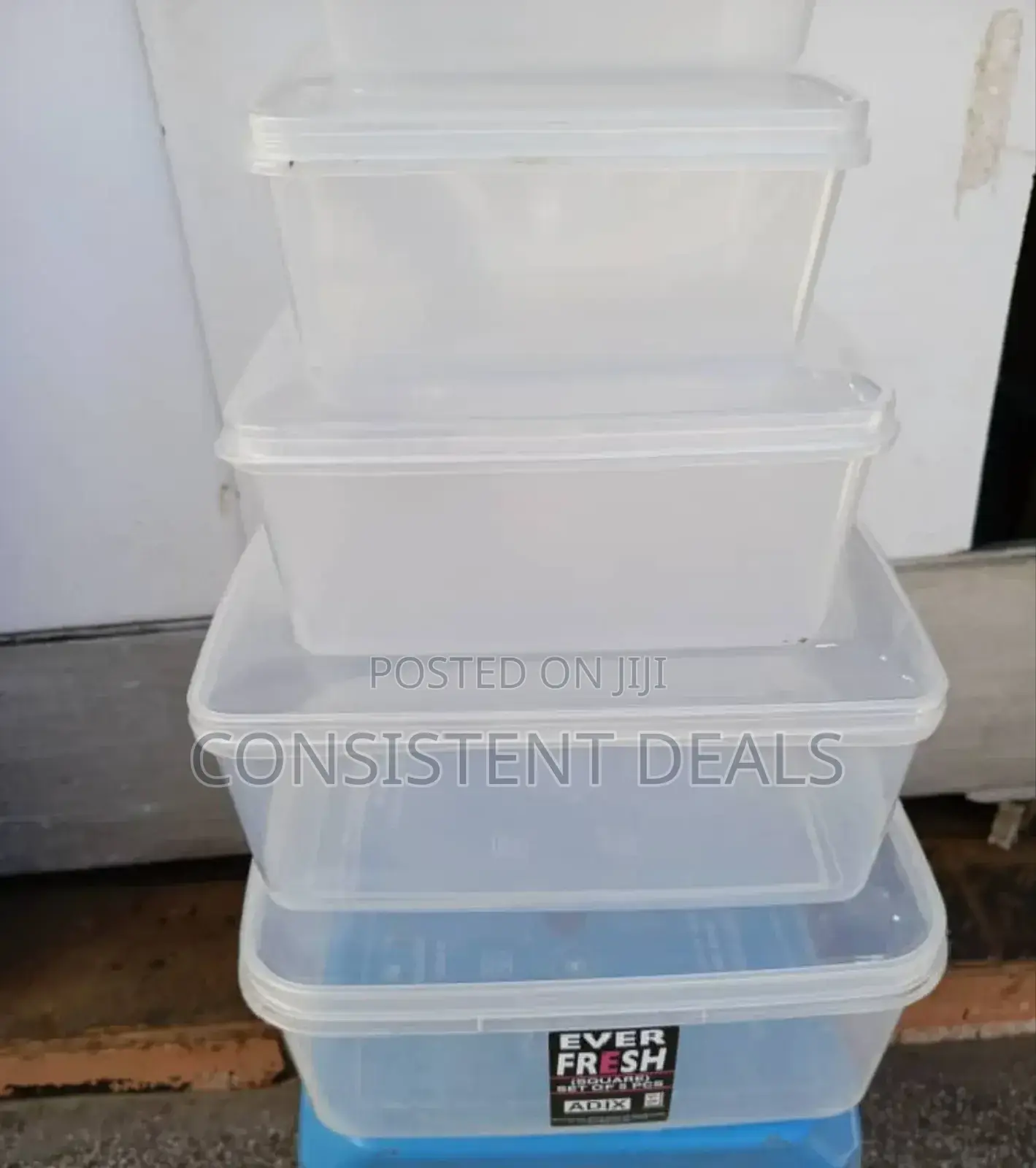 Ever Fresh 5in1 Clear Storage Containers