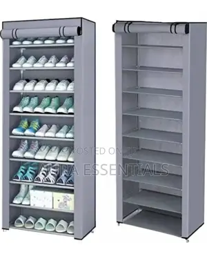 10 Tier Dustproof Shoes Cabinet Storage