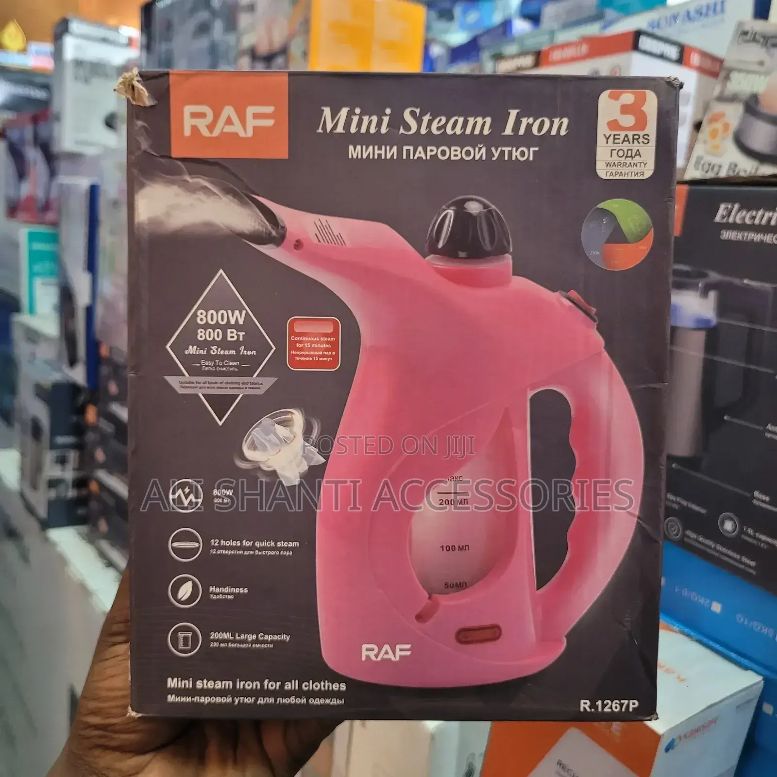Raf Mini Hand Held Mini Steam Iron