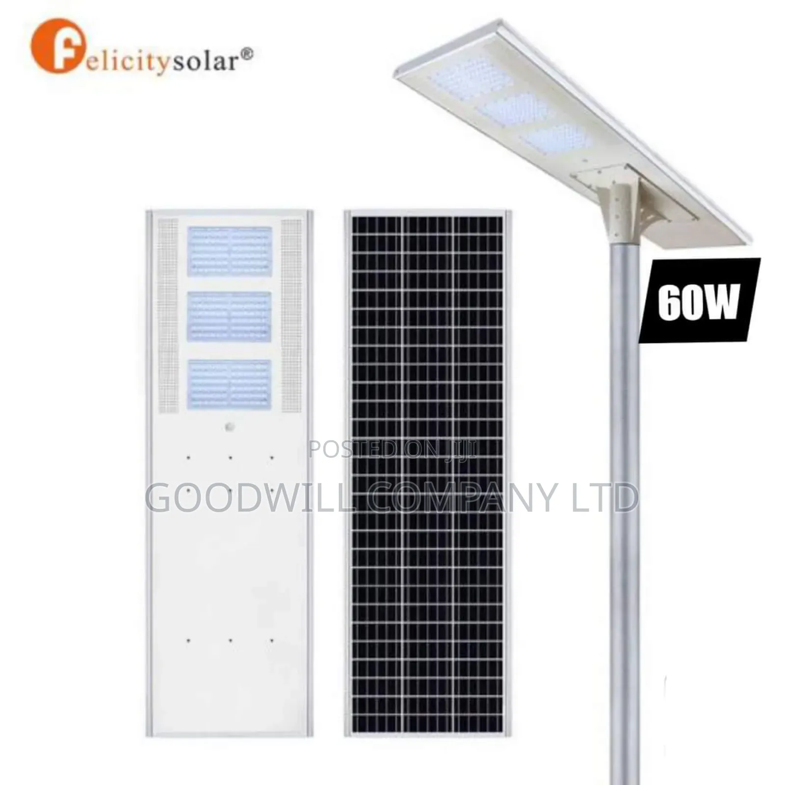 60w Felicity Integrated Solar Street Light