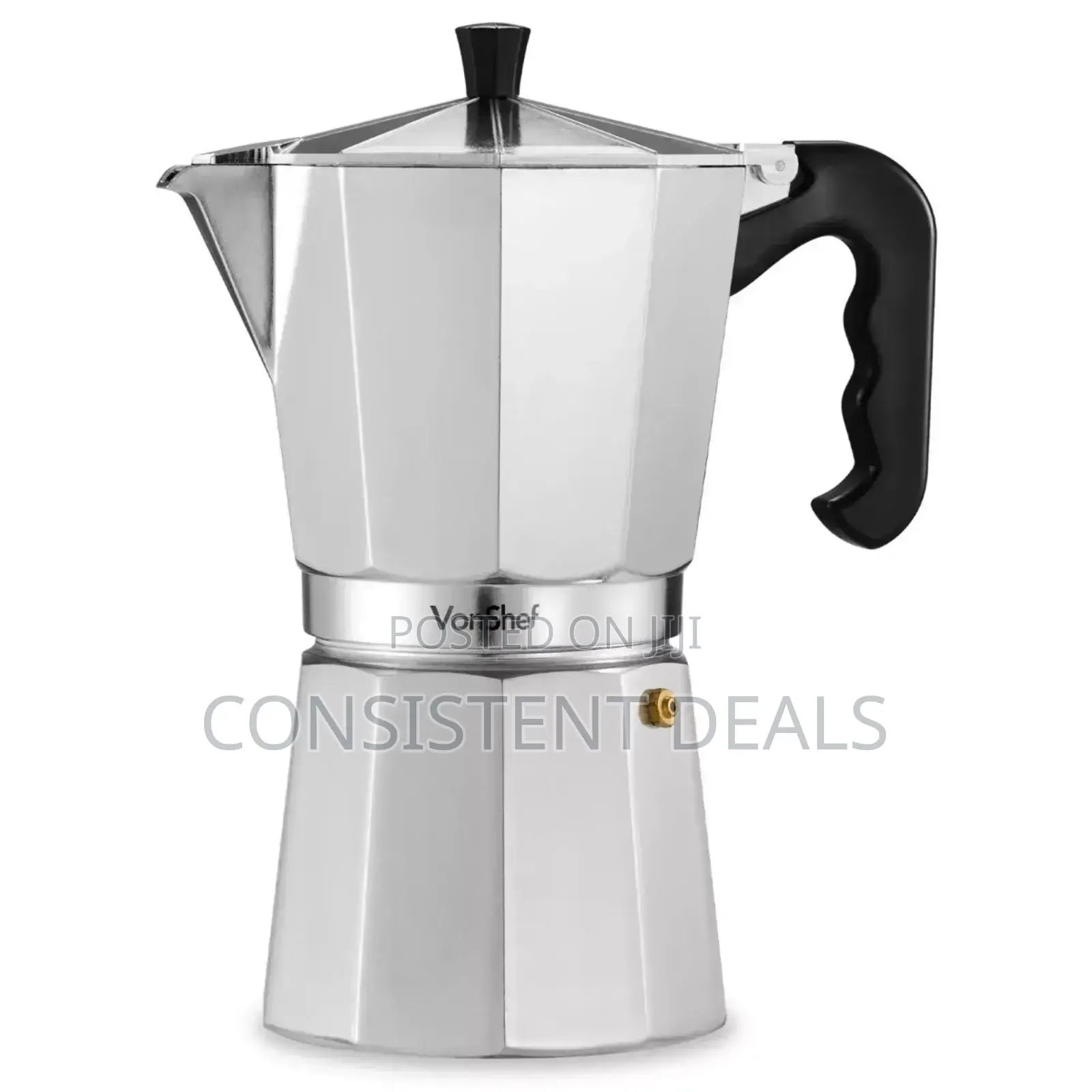 Stainless Steel Moka Pot Espresso Coffee Maker