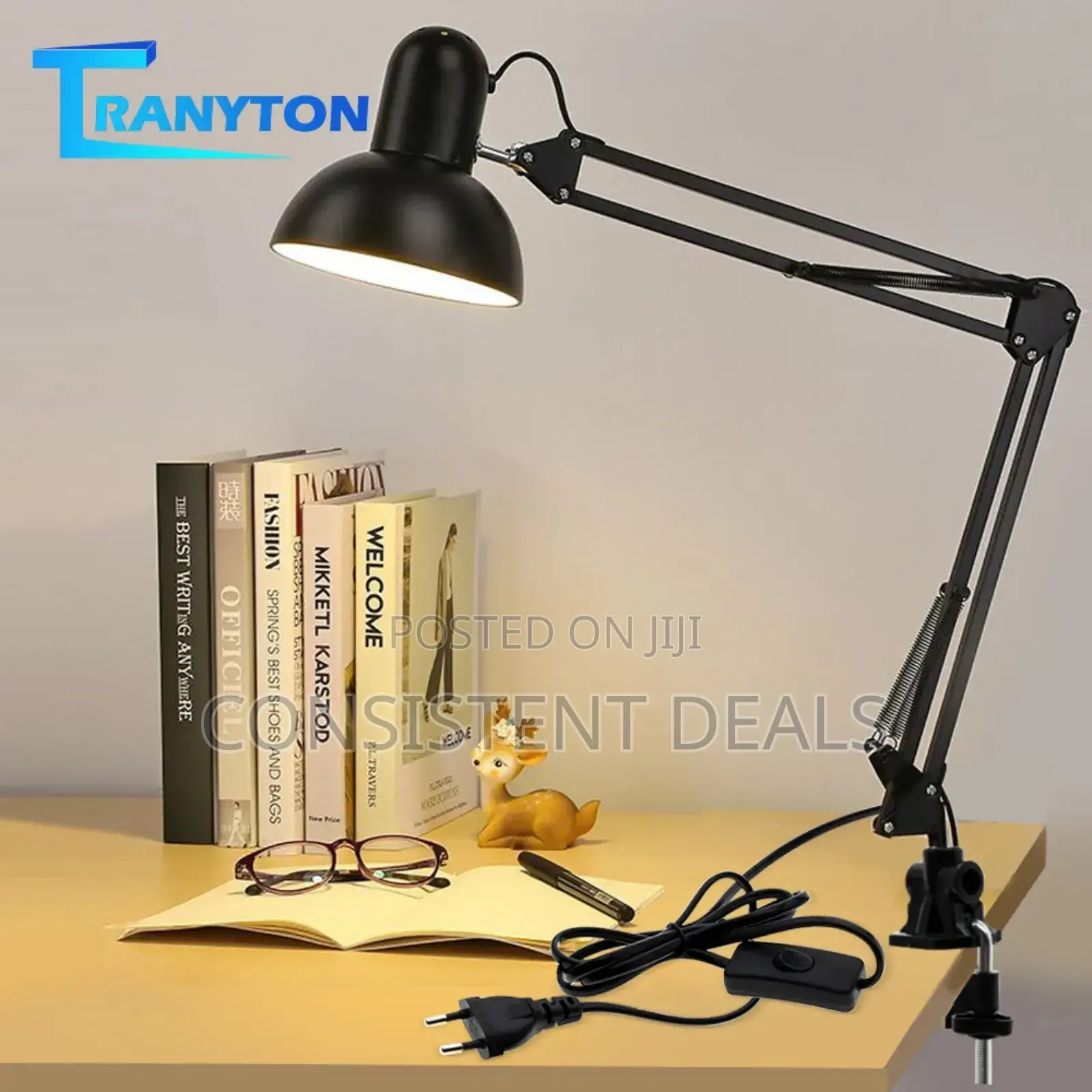 Adjustable Folding Table Lamp