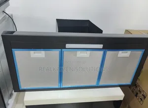 TITAN Wall Mounted in Built Black Kitchen Hood 90cm