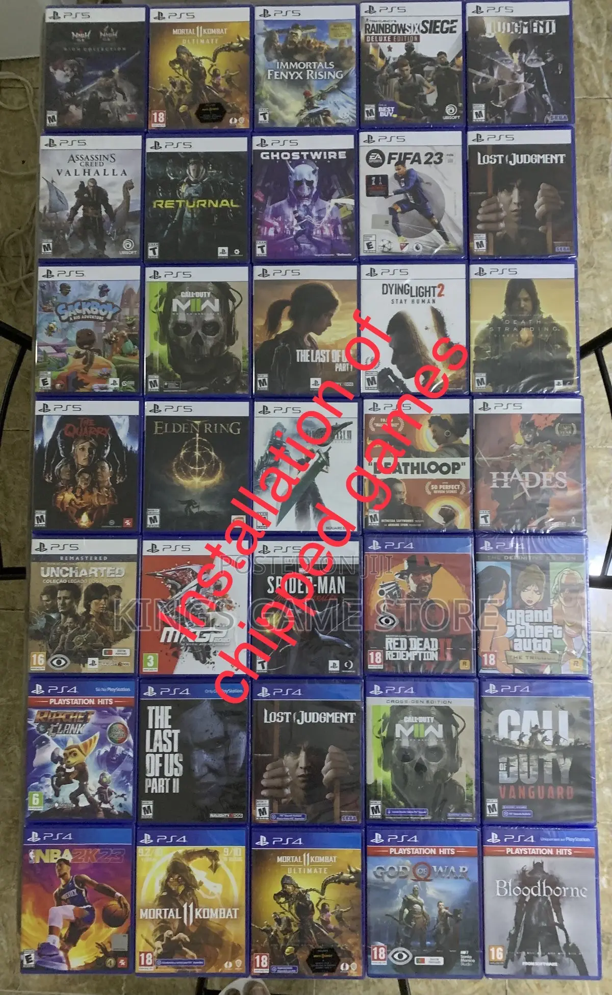 Chipped Ps4 Games Installation