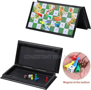 Foldable Snakes and Ladders Game