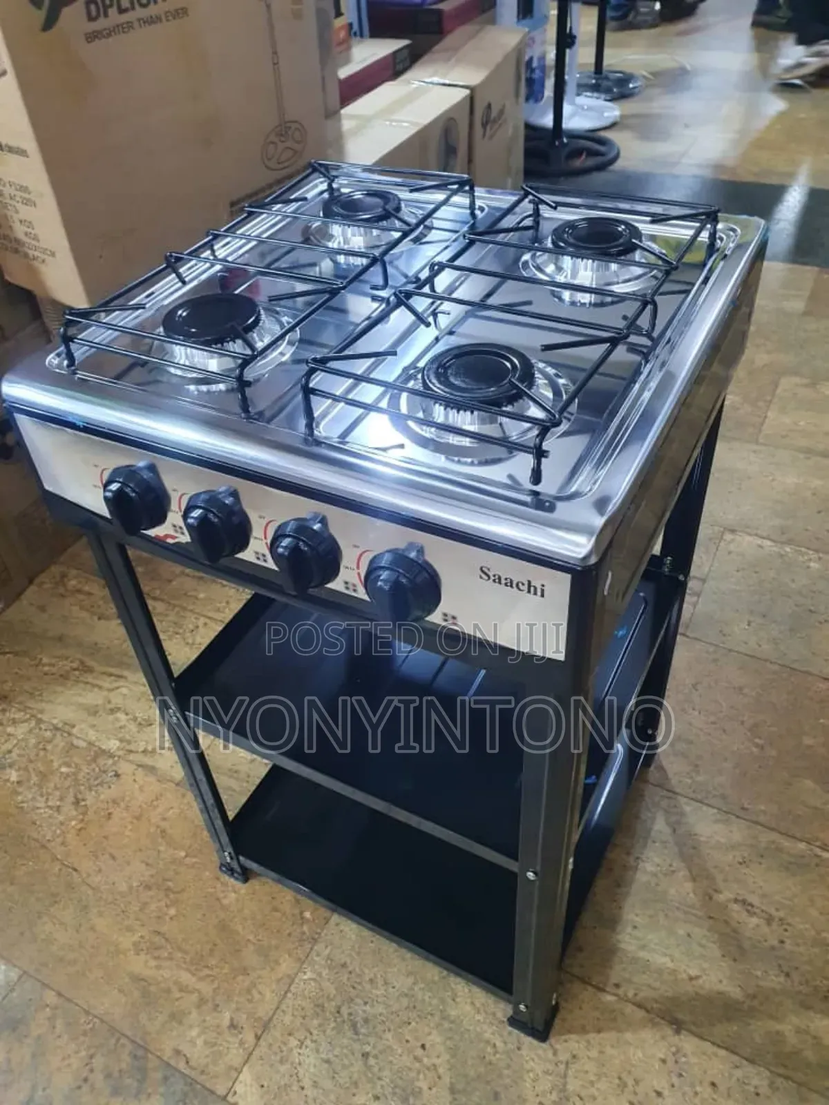 Saachi Full Gas Cooker With Stand.