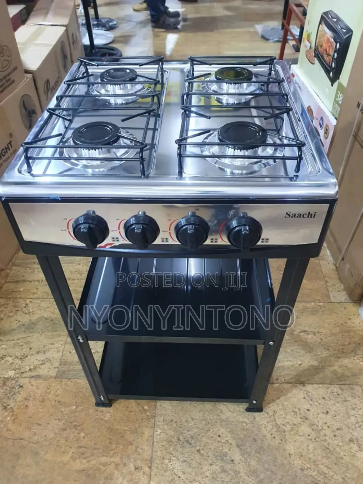 Saachi Full Gas Cooker With Stand.
