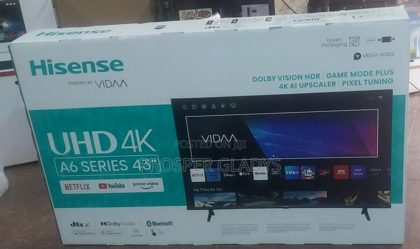 Hisense 43 UHD Flat Screen Digital