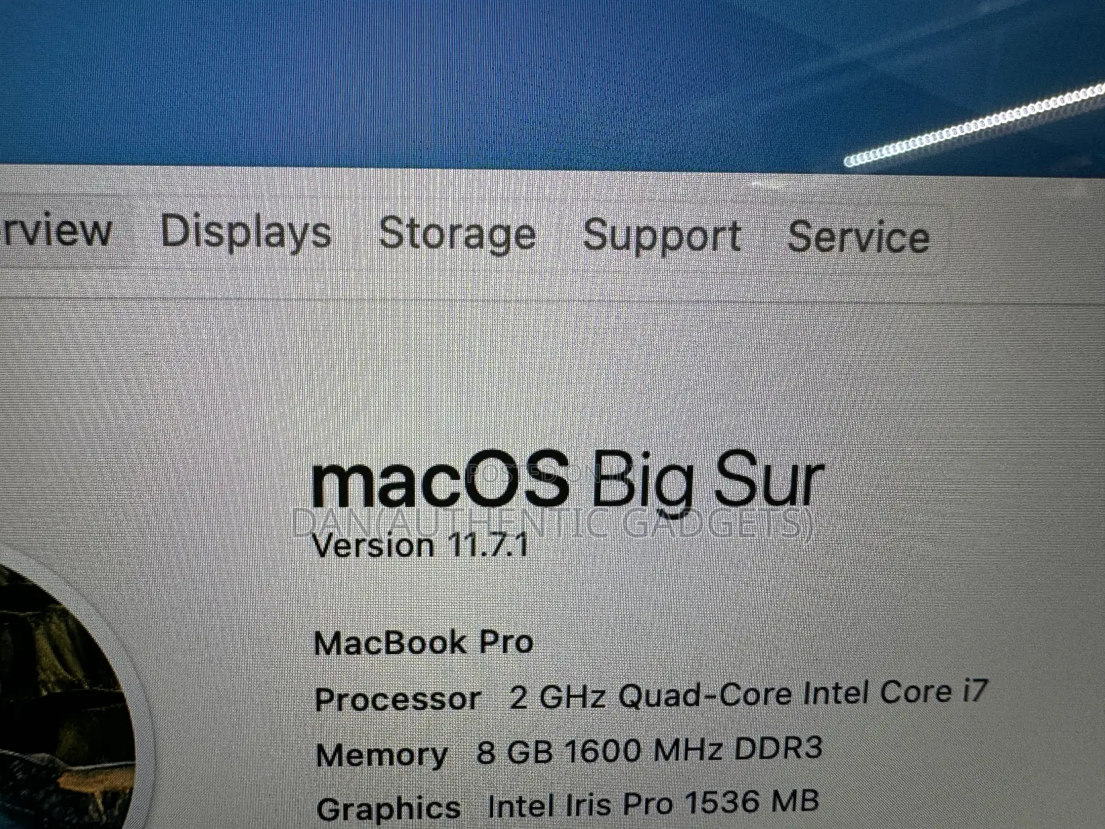 Laptop Apple MacBook Pro 2014 8GB Intel Core I7 SSD 512GB