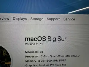 Laptop Apple MacBook Pro 2014 8GB Intel Core I7 SSD 512GB