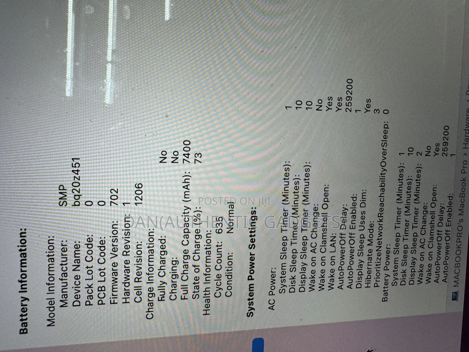 Laptop Apple MacBook Pro 2013 16GB Intel Core I7 SSD 256GB