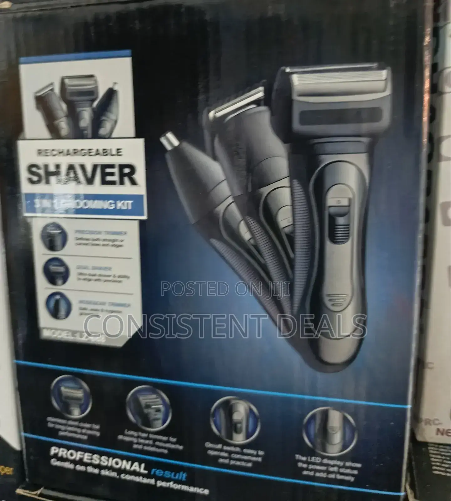 3in1 Electric Rechargeable Shaver