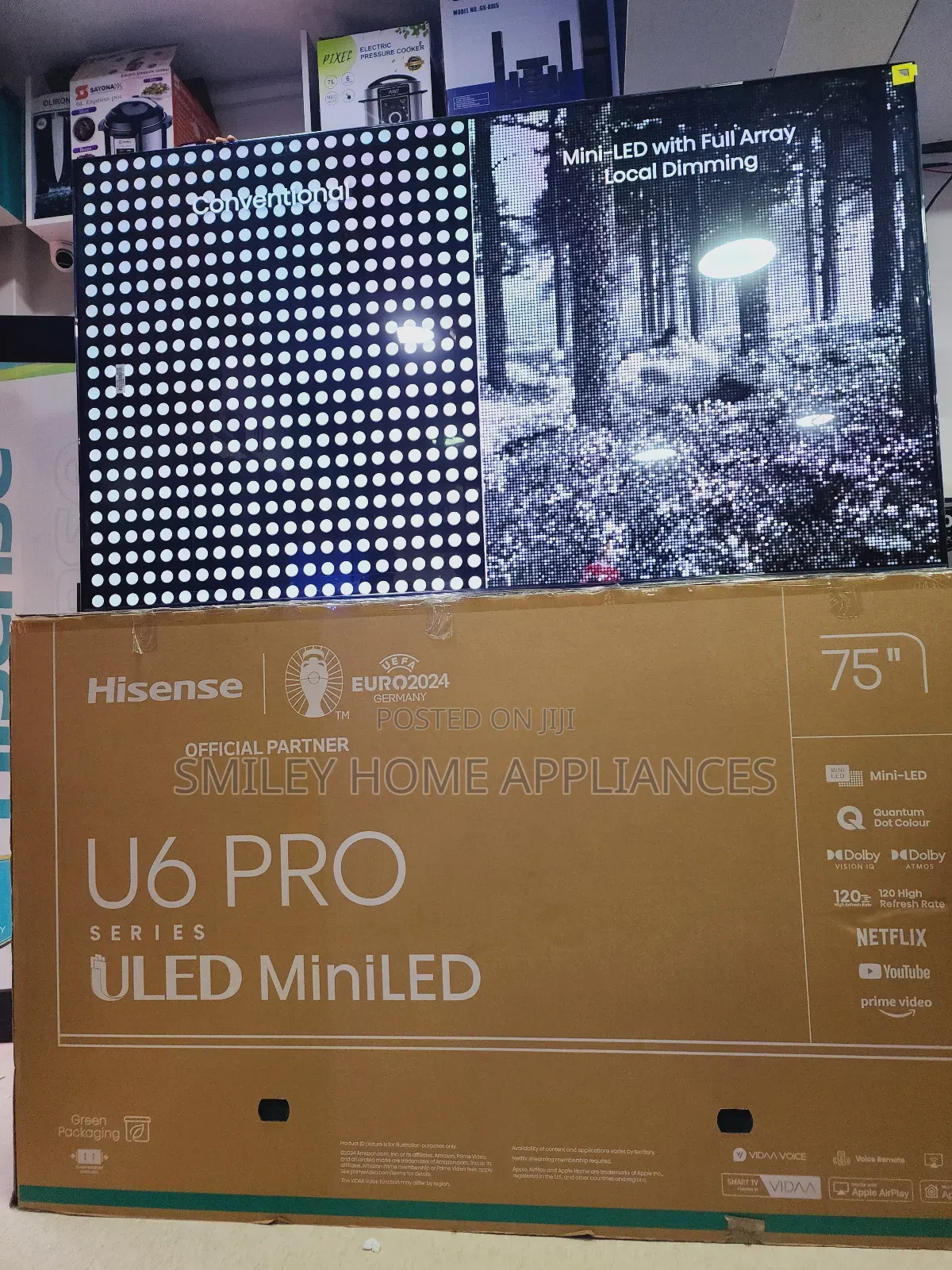 Uled Miniled Hisense U6 PRO 75inches