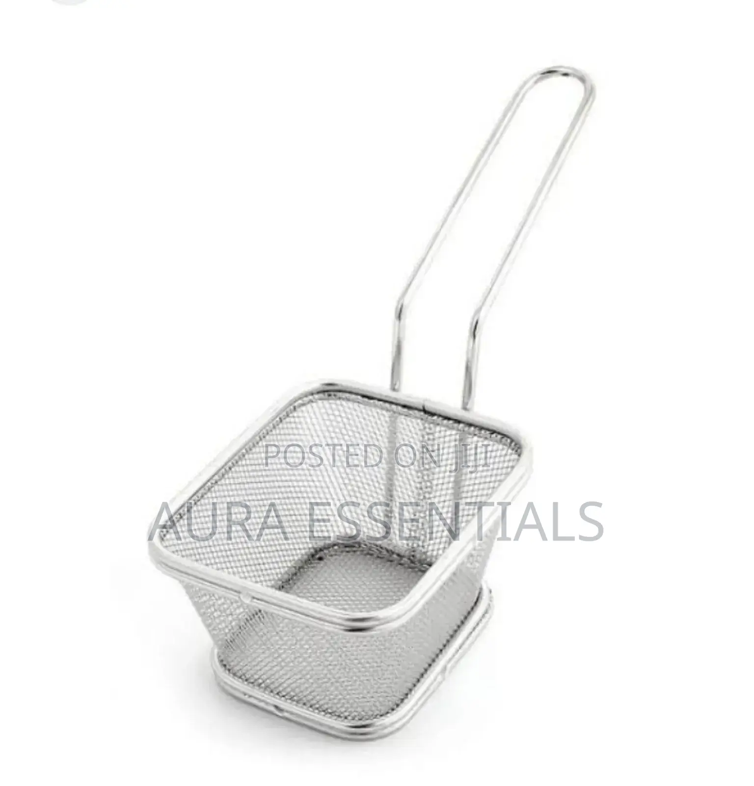 Square Mesh Frying Basket French Fry Chips Net