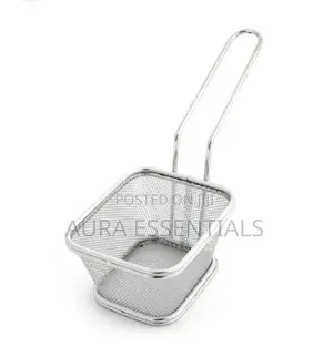 Square Mesh Frying Basket French Fry Chips Net