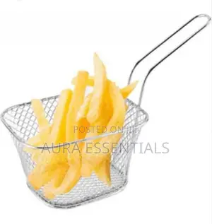 Square Mesh Frying Basket French Fry Chips Net