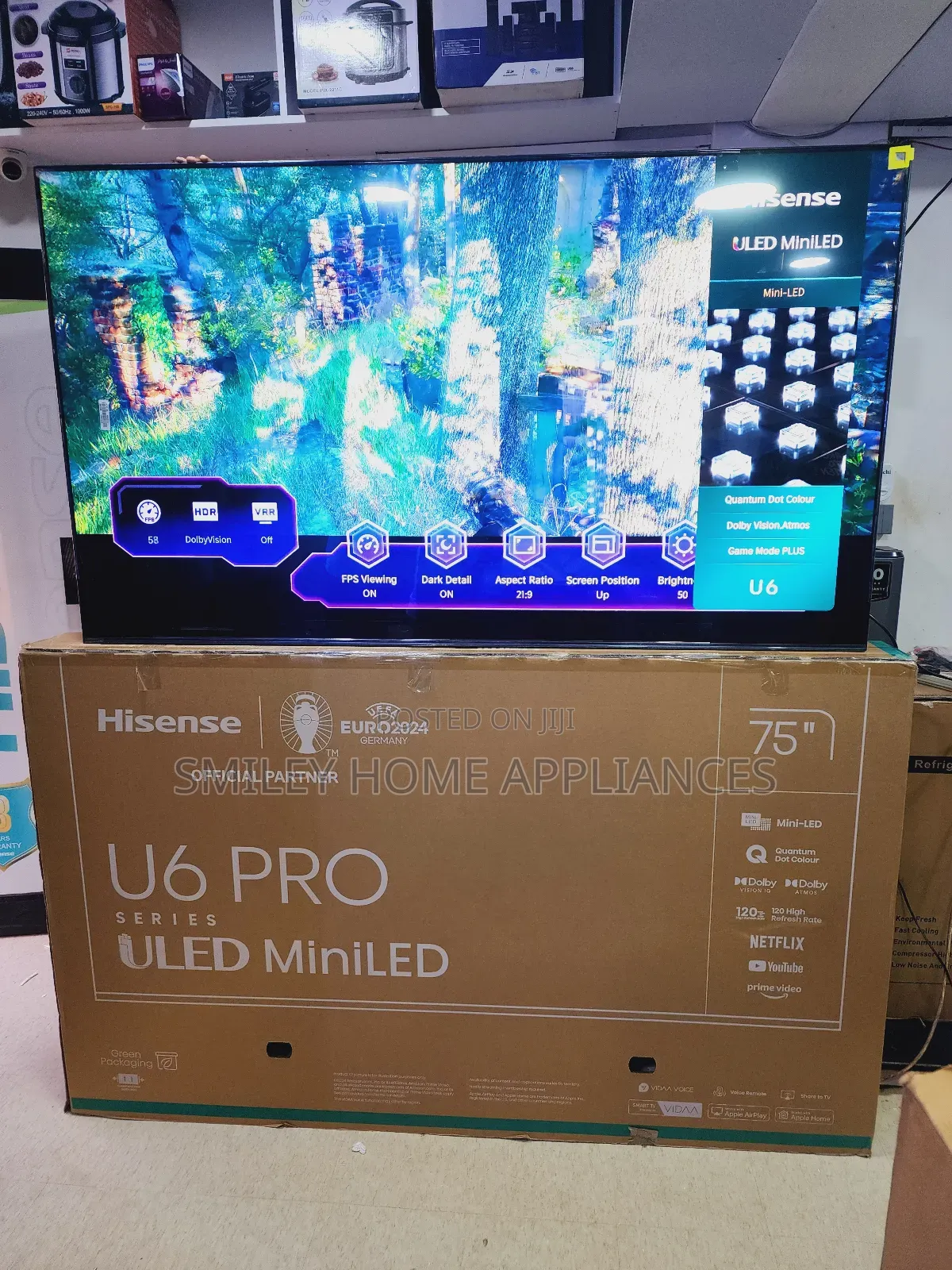 ULED Miniled Hisense Smart Tv 75inches