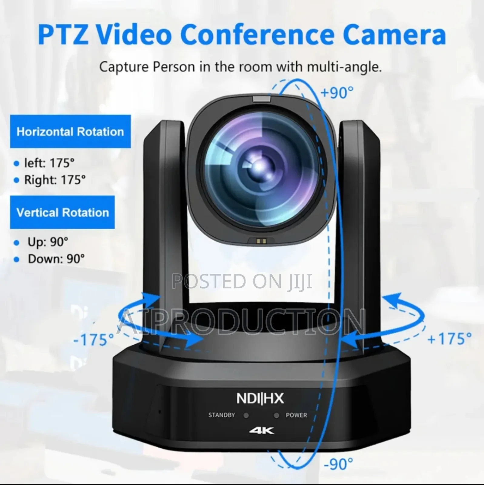 PTZ Camera for Hire. Best for Broadcast, Conference Church