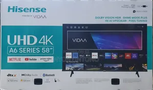 Hisense 58" Smartuhd Tv Wiz Inbuilt Free to Air Decorder