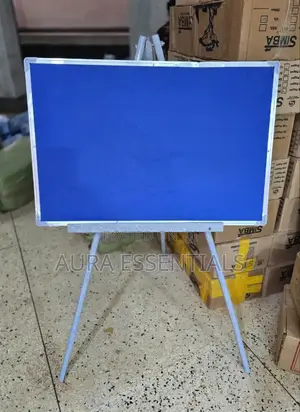 90cm by 60cm Notice Board With Stand