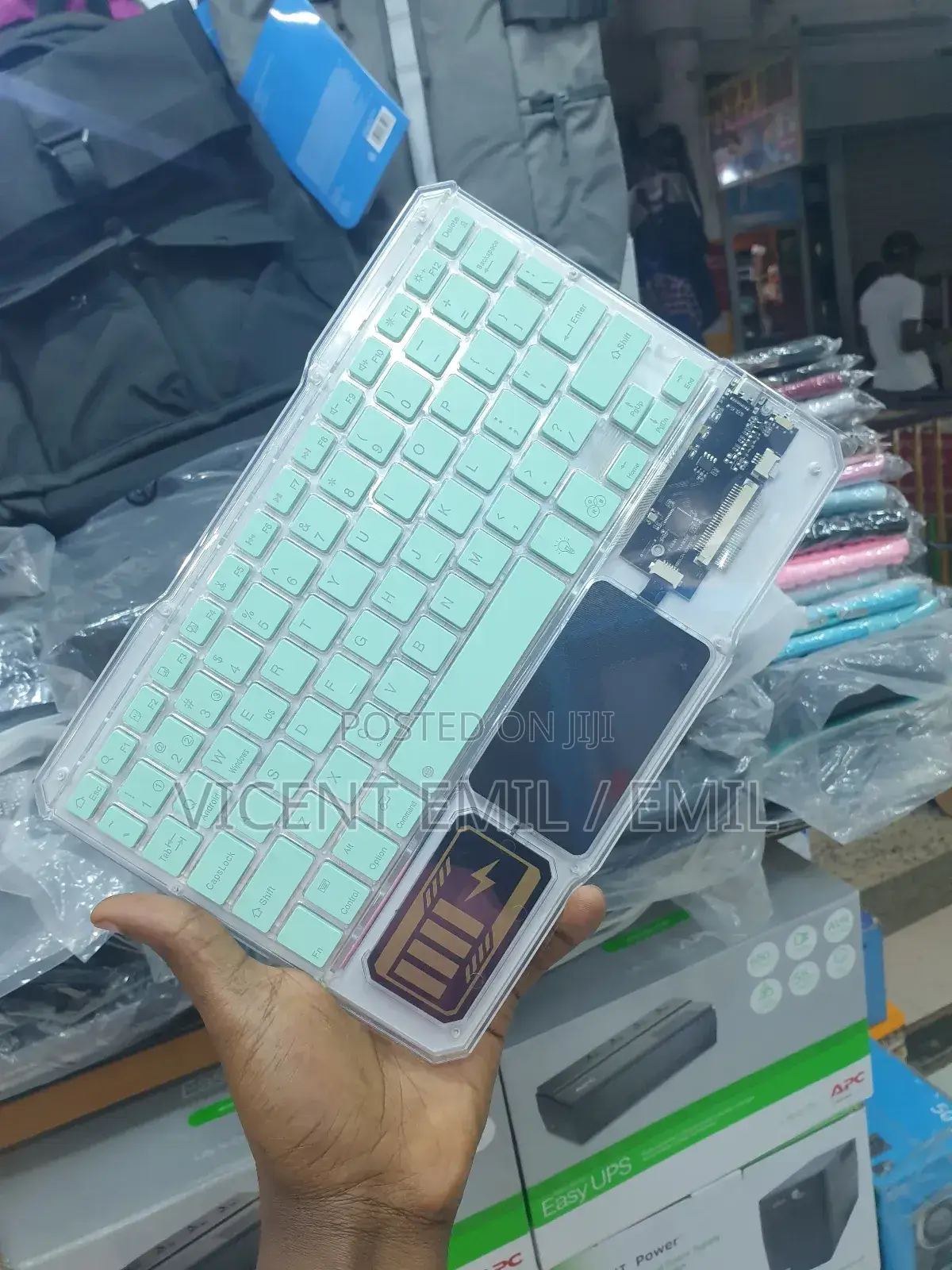 Transparent Wireless Keyboard