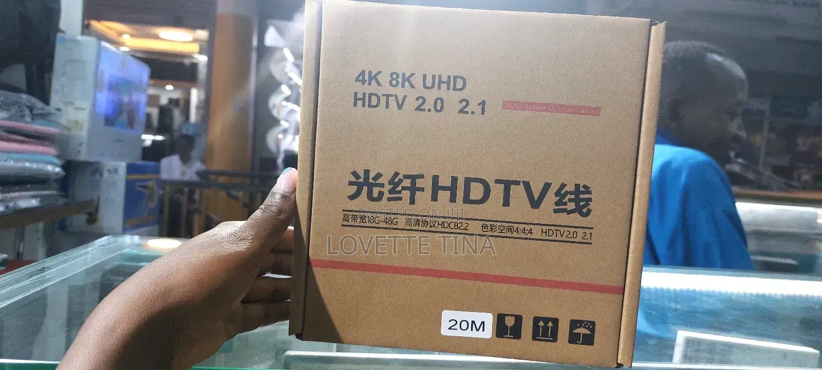 Hdmi 20m * Hd Optical Cable Uhd