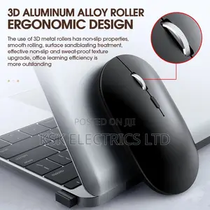 Rechargeable Silent Laptop Tablets Wireless Bluetooth Mouse