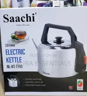 Saachi 3L Stainless Steel Electric Kettle