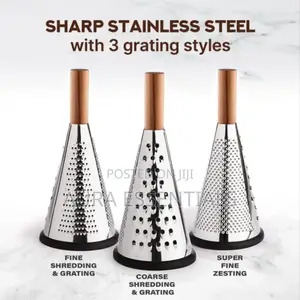 Conical Grater With Wooden Handle