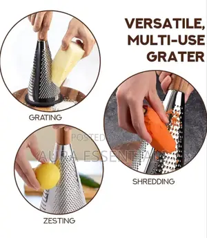 Conical Grater With Wooden Handle