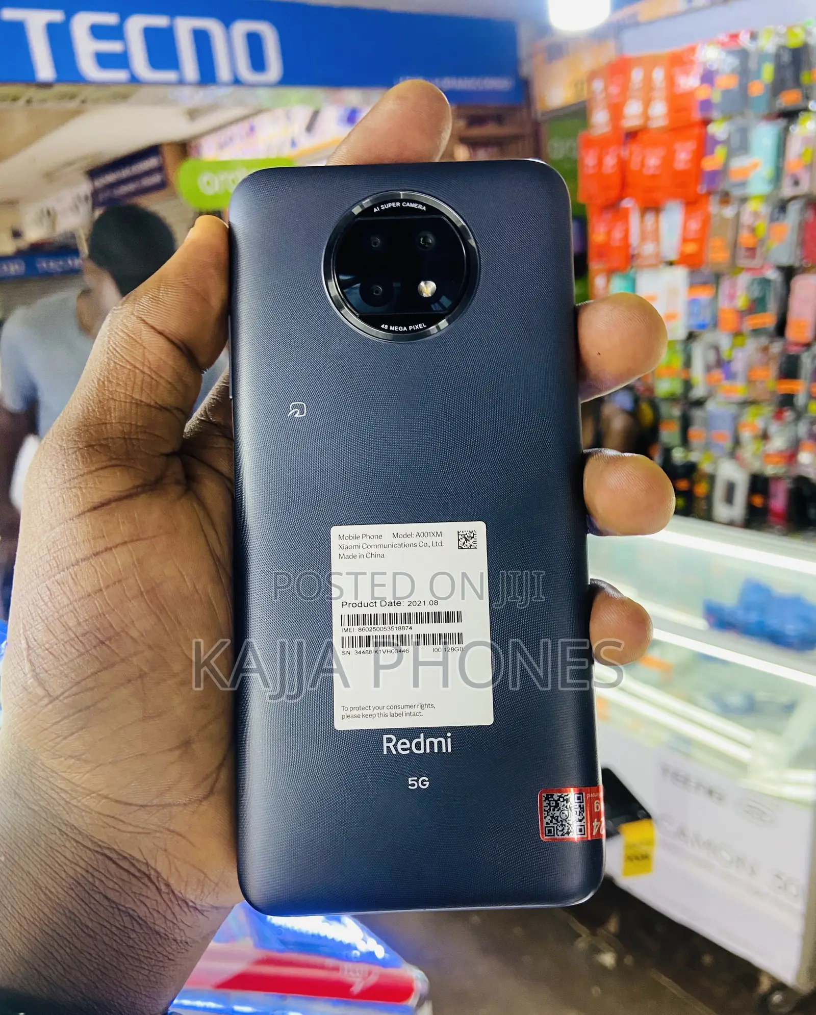Xiaomi Redmi Note 9T 5G 128 GB Black