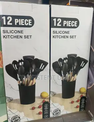 12 Piece Silicon Kitchen Tool Utensil Set